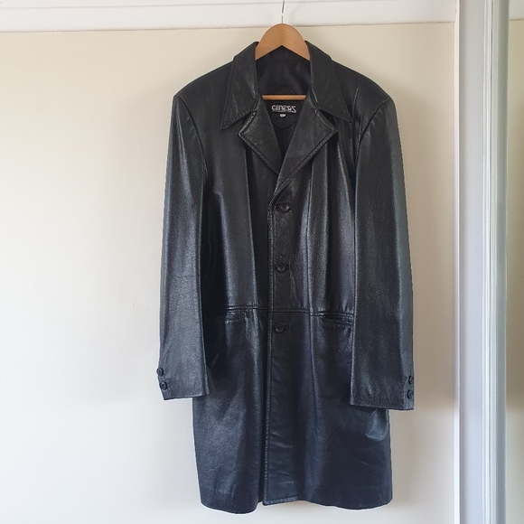 Genesis For Men Other - Genesis 100% Genuine Leather Jacket Mens Size L